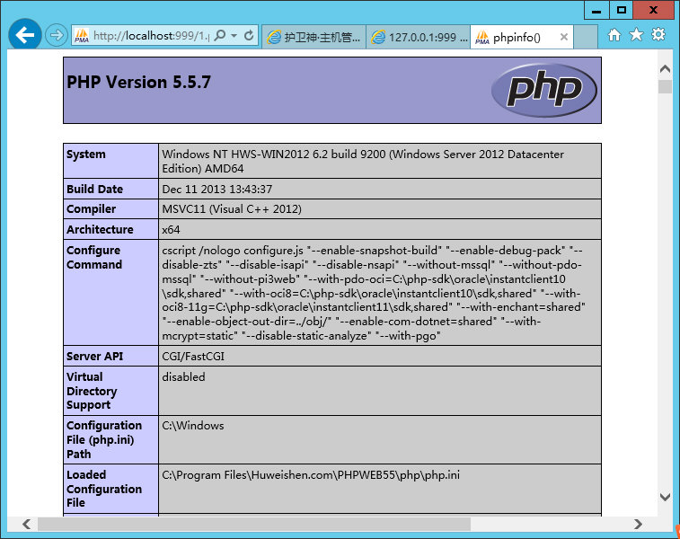 WindowsServer2012һװPHPPHP5.5+FastCGIģʽ